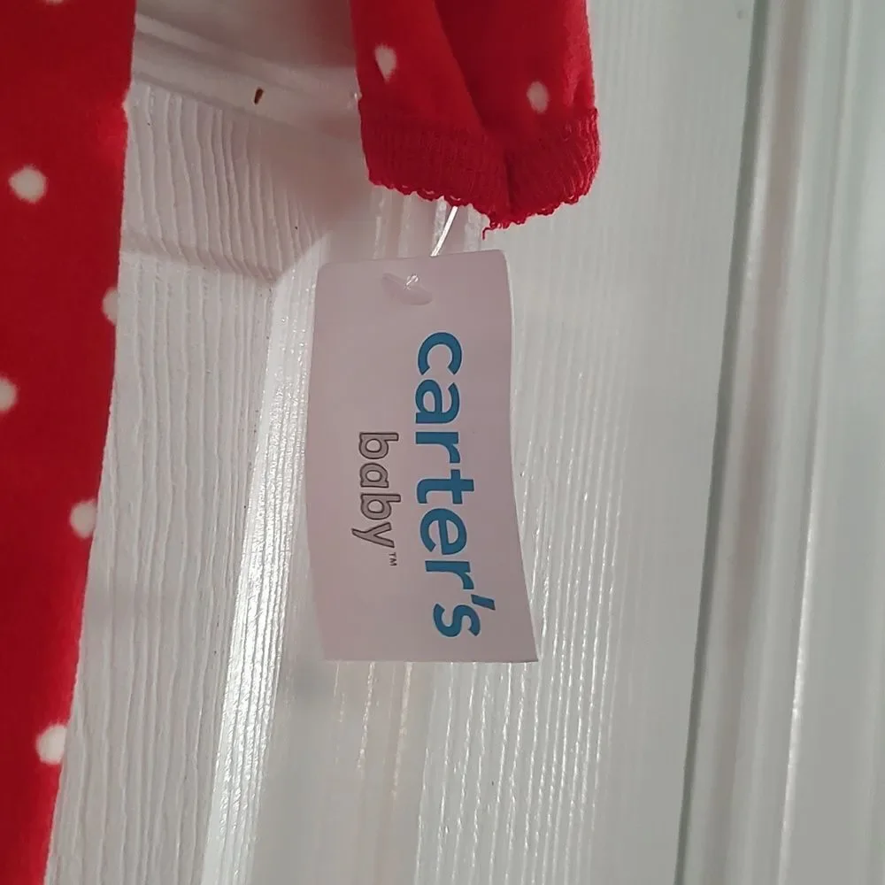 Carter's Sleep and Play reindeer christmas  holiday sleeper  outfit  Sz 3m  NWT